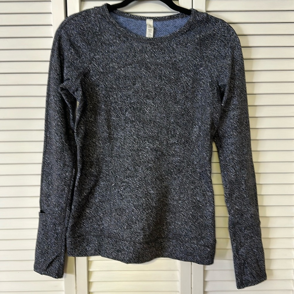 lululemon Long Sleeve Tweed Top